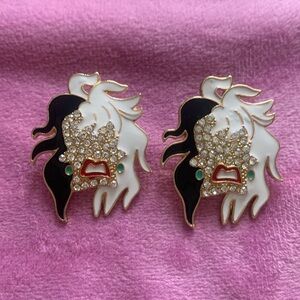 Cruella Earrings Villian